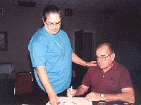 Mary and Robert Dennis. It looks as though Bob is getting some direction!