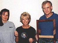 (Left to Right)  Karen Summerville (Instructor), Debbie Van Ness, and Bill Stewart. Not pictured was MaryBess Grisham.