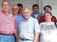 (Left to Right)  Dick Michael (instructor), Len Kaufman, Tom Szalay, Bill Andrle, Joe Veneziano, Paul Rabe, Jean Peters, Garland Peters and Gerald Lacy. Not shown was Debbie Andrle (someone had to take the picture) and Phil Gregory.