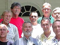 (Left to Right)  Front row:  Mike Coker, Joe Richards, and Bruce Woolridge.  Middle row:  George Tilbury and Jerry Harlin.  Back row:  Tim Cronin, Mark Vozar, Fred Tischler(Instructor) and Danny Cole.