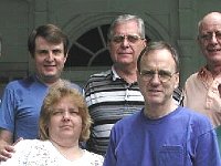 (Left to Right)  Back Row:  Fred Tischler (Instructor), Garland Peters, Gary Mowery, Larry Grubbs.  Front Row:  Jean Peters, Sam Norvell, Stan Lunday.