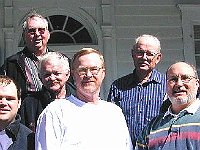 (Left to Right)  Robert Nettles, Corey Stratton, Don Bush, Gerald Lacy, Terry Carpenter, Bob Nicolaysen, Len Kaufman, and Truett Huffstutler.  This class was taught by Ron Van Ness, assisted by Charlie Watson.