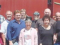 Instructors were Mark Vozar and Phil Ball.  Assisting the instructors were Gerald Greener, Mike Coker, Bruce Wooldridge and Tom Wykes. In the class photo above are:  Gary Helmcamp, Doug  Johnson, Ross Mancuso, Tom Wykes, Richard Morey, Harry Mitchell,Pam Mitchell, Evelyn Slough, Tom Smith, Larry Williams, Hugh Slough, Joe Plunket and Phil Ball.