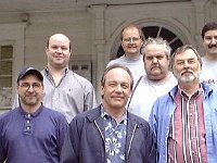 (Left to Right)  Front row:  Richard Rose, Mark Vozar, Bruce Wooldridge, Joe Richards and Jerry Harlin.  Middle row:  William Howard McDowell, Walt Vinson, Phil Ball (instructor).  Back row:  Michael Cox and the very spunky Alex Santa-Pinter.  Assisting were Mike Coker and Ron Van Ness.