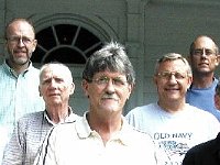 (Left to Right)  Dave Barnes, Pat Flanagan, Phil Ball, Frank Desmond, Tim Cronin, Ron Oorlog, Mike Coker, Dan Cole and William McDowell.  This class was taught by Ron Van Ness assisted by Phil Ball.