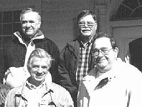 (Left to Right)  First row:  Pat Flanagan, Robert Nettles, and Claude Leis.  Second row:   Bob May, Jim Barker, and Dan Tips. This class was taught by Russ Aikins.