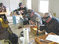 Dan Cole, Ron Oorlag and Pete Cronos at work.