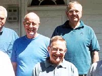 (Left to Right)  John Tope, Ronnie Hollien, Larry Grubb, Phil Rasch, Bob May, and David Barnes. This class was taught by Russ Aikins.