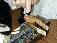 Instructor Fred Tischler explains the proper way to repair a spring barrel.