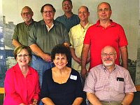 This is a photo of the Officers and Directors of Lone Star Chapter 124 as elected at the annual meeting on June 18, 2011. In the photo above are seated left to right:  Pam Tischler (Past President), Evelyn Slough (President) & Kelsey Downum (Education Director).  Standing, left to right:  Mike Granderson (Vice President), John Erickson (Convention Director), John Acker (Secretary/Treasurer), Ronnie Mathis (Director at Large) & Michael Corolla (Mart Director).  Not shown is Peter Crum (Director at Large).