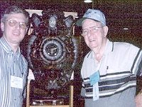 Chapter members Bill Young and Jimmy Young gave an educational presentation on the "Monastery Clock" on which they have done extensive research. The presentation was well attended and generated a lot of interest.