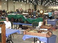 One of the exciting parts of any NAWCC National is the Mart. This is where collectors and restorers find timepieces, tools and supplies used in restoration. The photos in this album are shots taken in the Mart room. Many of these photos include Chapter 124 members.