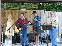 Russ Aikins and a few of his friends from First United Methodist Church of Plano provided entertainment for us!