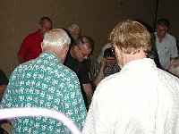 For the educational, Richard Cox, Irving, TX, demonstrated "Dial Silvering." An eager crowd gathered to listen and learn.