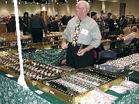 An important part of any regional is the Mart. It is at the Mart where collectors find parts, tools, books, or pieces they want for their collections. It is also at the Mart where collectors are able to pass on to other collectors items in which they are no longer interested. At the right is a number of shots taken of various tables in the Mart room.